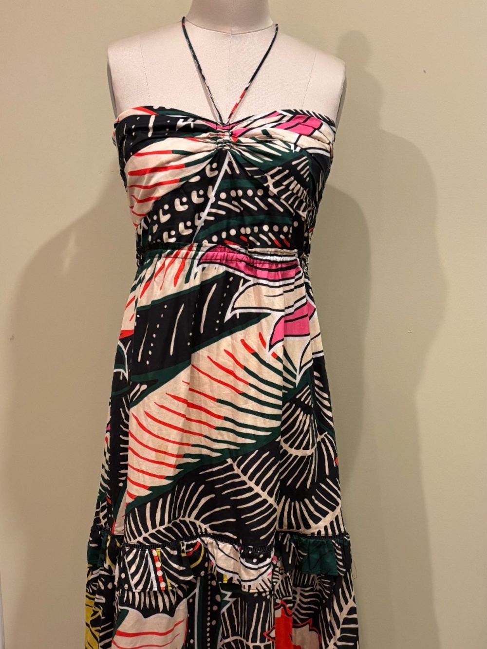 Figue tropical print maxi dress